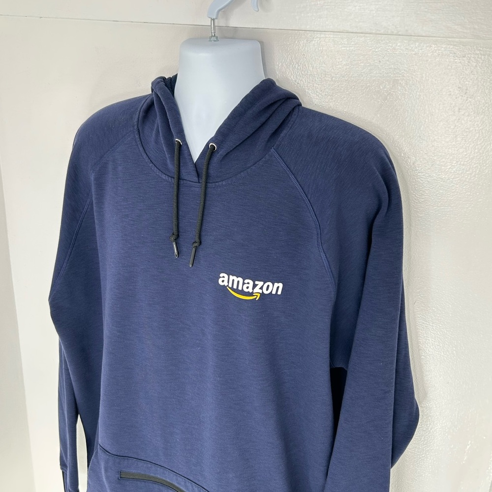 Amazon Employee Hoodie Size 3XL Flex Uniform Zip Pocket Sweatshirt Delivery - Picture 4 of 11